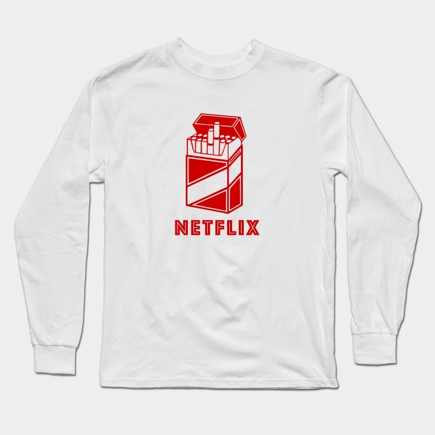 Smoke and Chill Long Sleeve T-Shirt by Spilled Ink